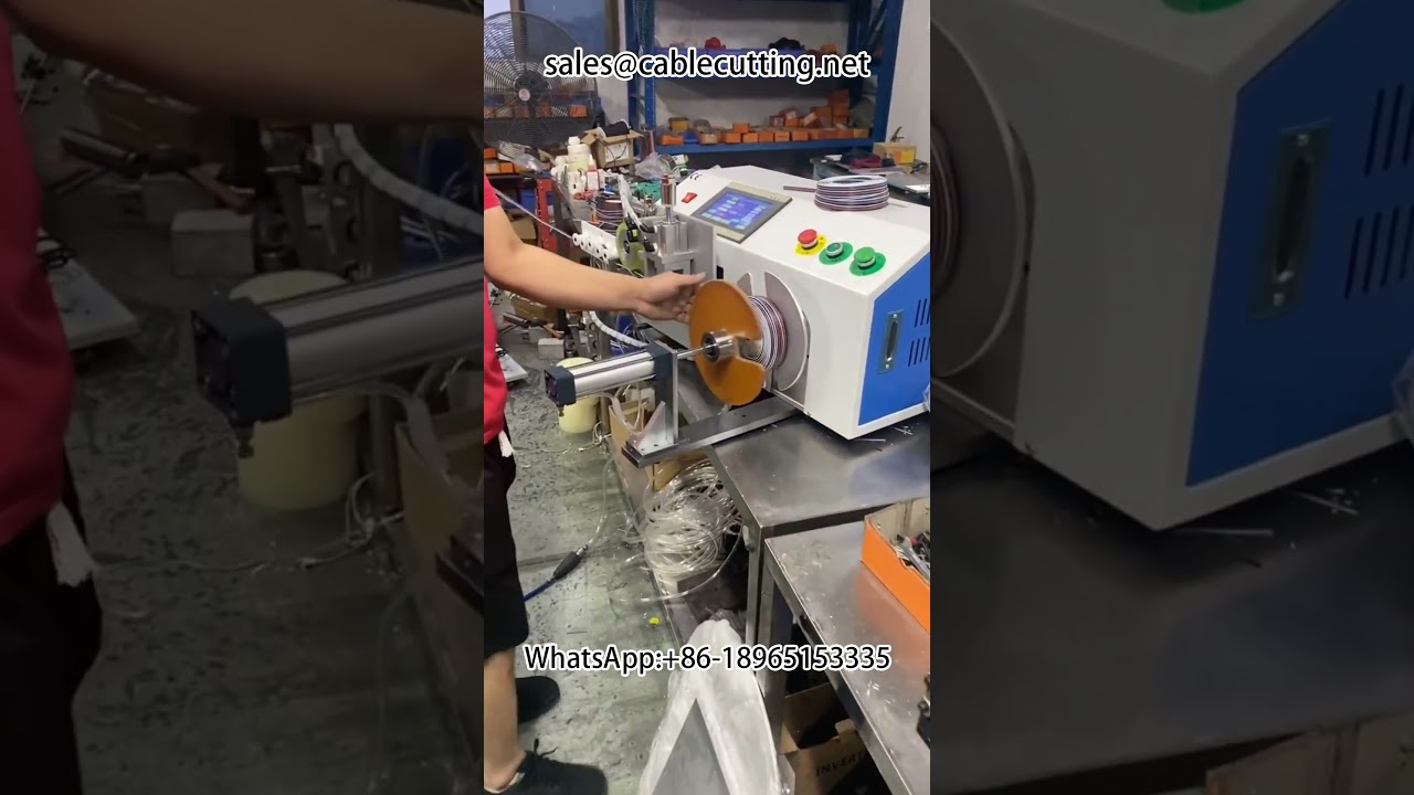 Automatische Meterzähl-, Sortier-, Schneid- und Wickelmaschine – Kabelverarbeitung optimieren