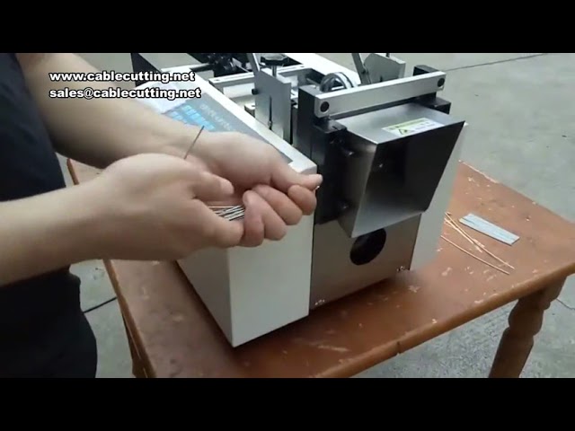 100mm Metall-Drahtschneidemaschine – Drahtricht- und Schneidemaschine für Kupfer- und Eisendraht
