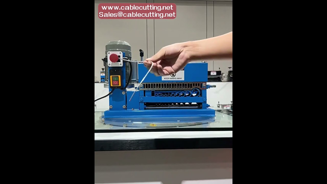 Hochleistungs-Automatische Abisoliermaschine für Kupferkabel – 370W / 750W Elektrischer Drahtabisolierer