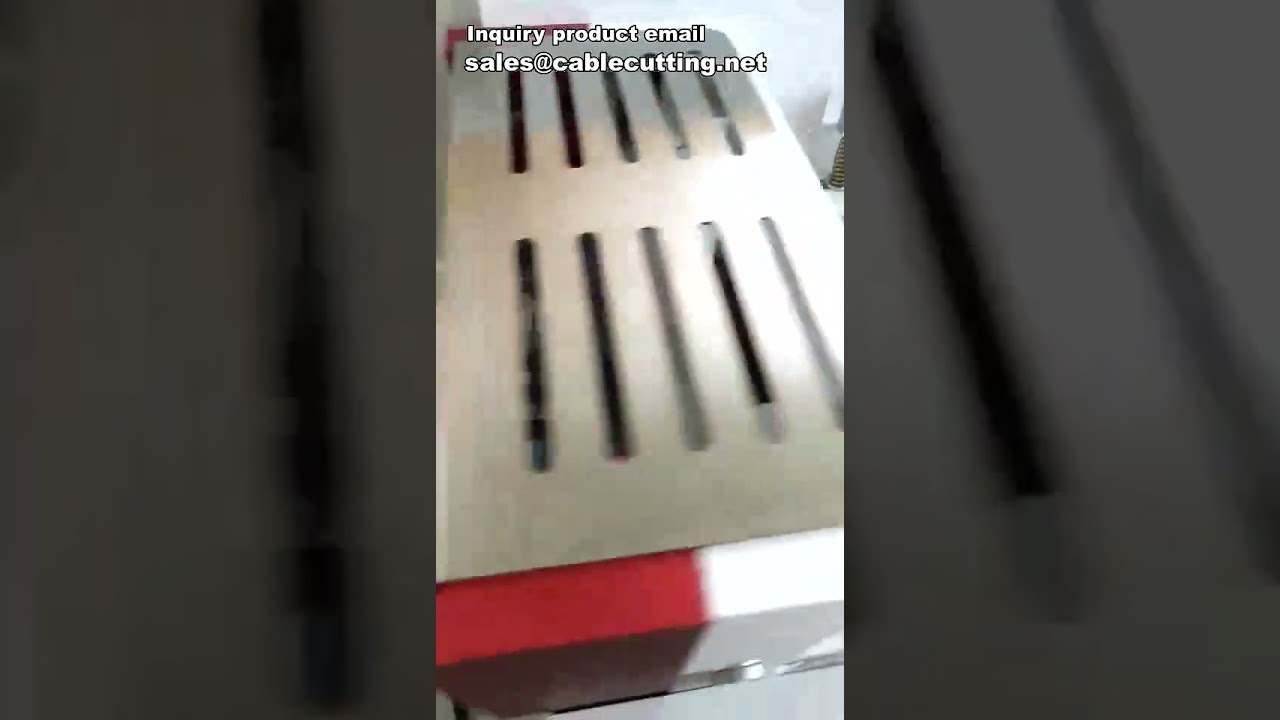 Automatic PVC Tube Cutting Machine for Cable & Heat Shrink Tubing