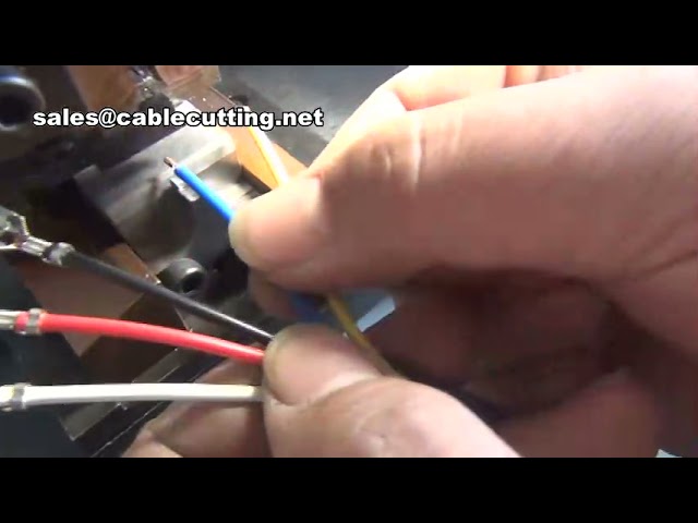 Automatische Kabel- und Anschluss-Crimp-Maschine | Effiziente Kabelführung
