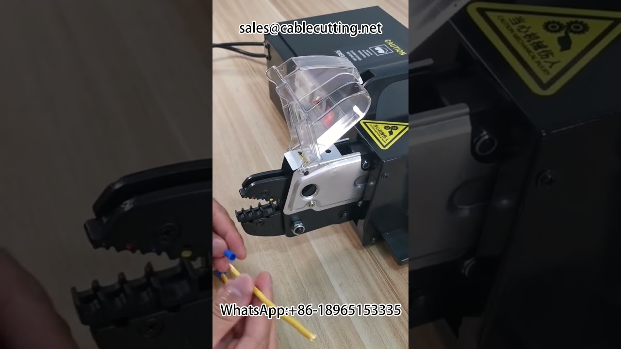 Abisolier- und Crimpmaschine #Maschine #Kabelabisolierautomat #Autoindustrie #DIY #Fabrik