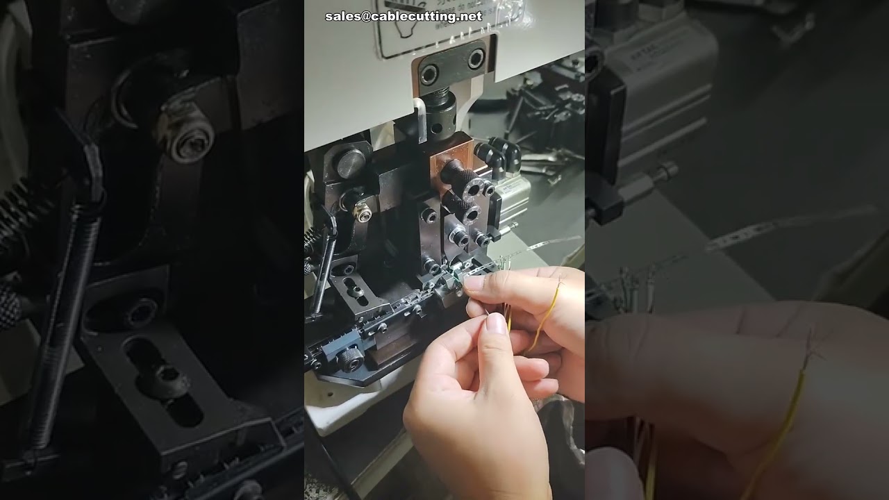Einzel-End-Abisoliermaschine und Crimpmaschine: Einstellung für 2,5-Terminals #Fabrik #Maschine #DIY