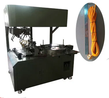 Längenkabel-Wickel- und 3-fach Bindemaschine WPM-83T - Kabelwickel- und Bindemaschine