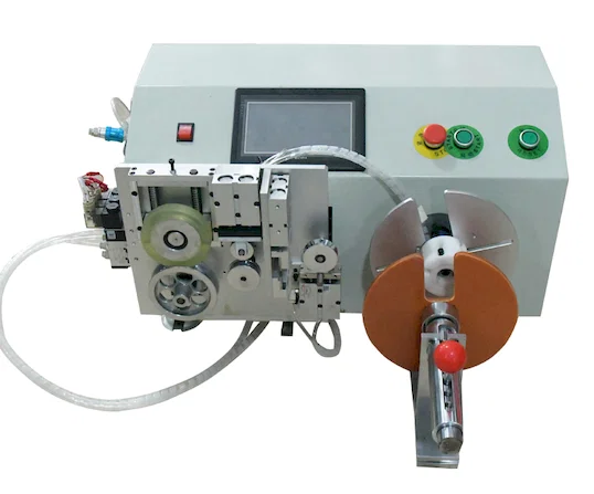 Halbautomatischer Kabelschneider, Wickler, Zähler WPM-2009LC - Kabelwickel- und Bindemaschine